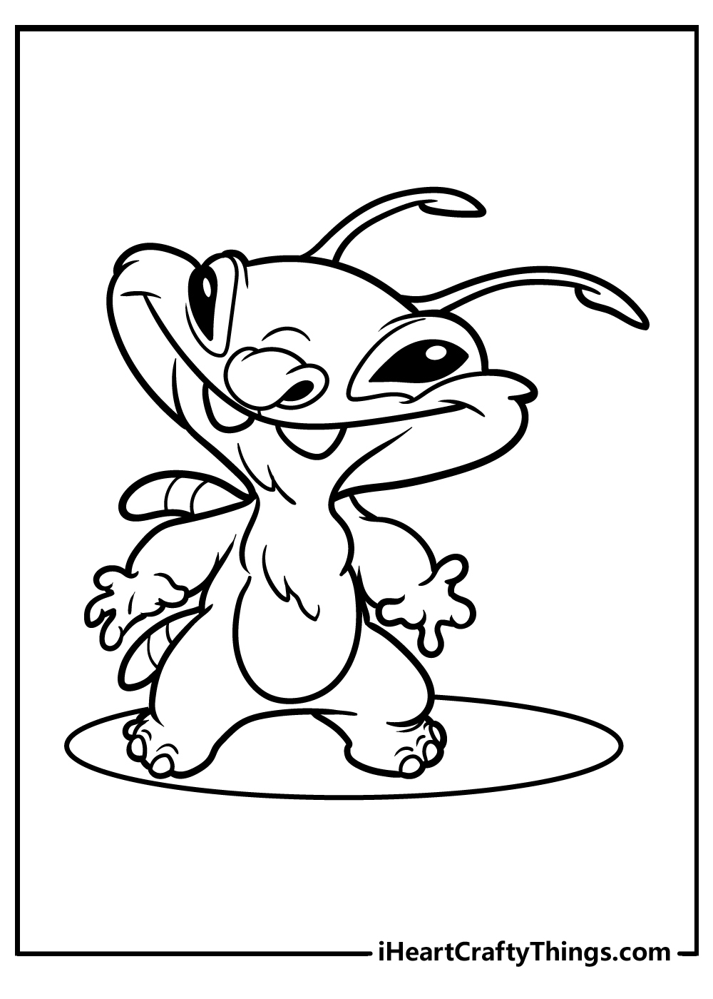 100+ Lilo and Stitch Coloring Pages: Ohana Fun 88