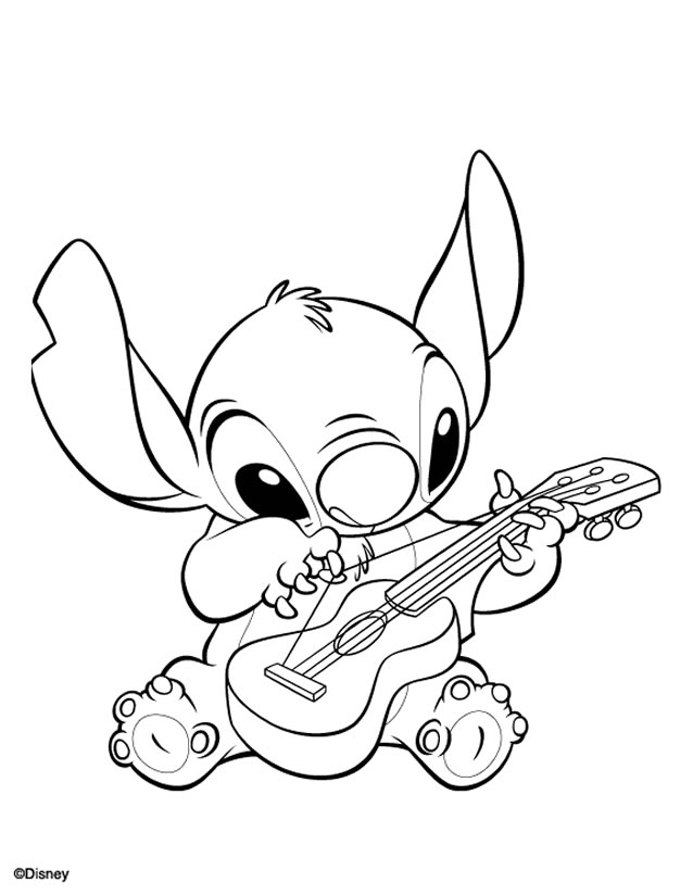 100+ Lilo and Stitch Coloring Pages: Ohana Fun 89