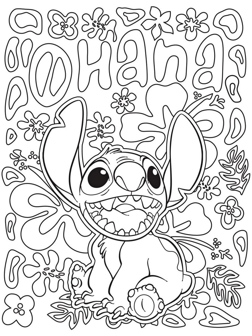 100+ Lilo and Stitch Coloring Pages: Ohana Fun 91