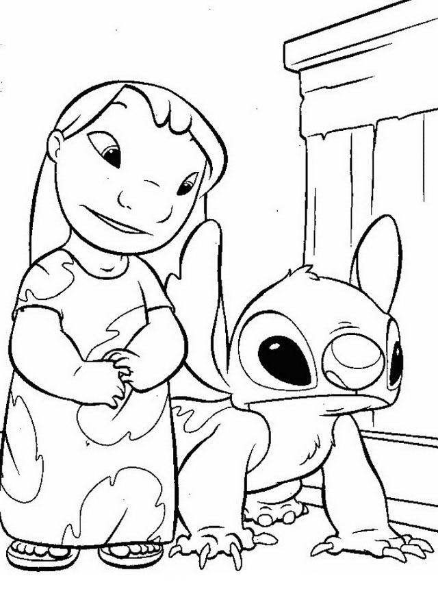 100+ Lilo and Stitch Coloring Pages: Ohana Fun 98