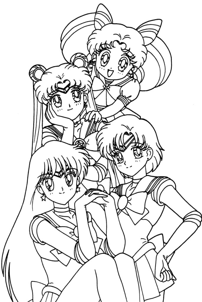 110+ Anime Coloring Pages Selection 106