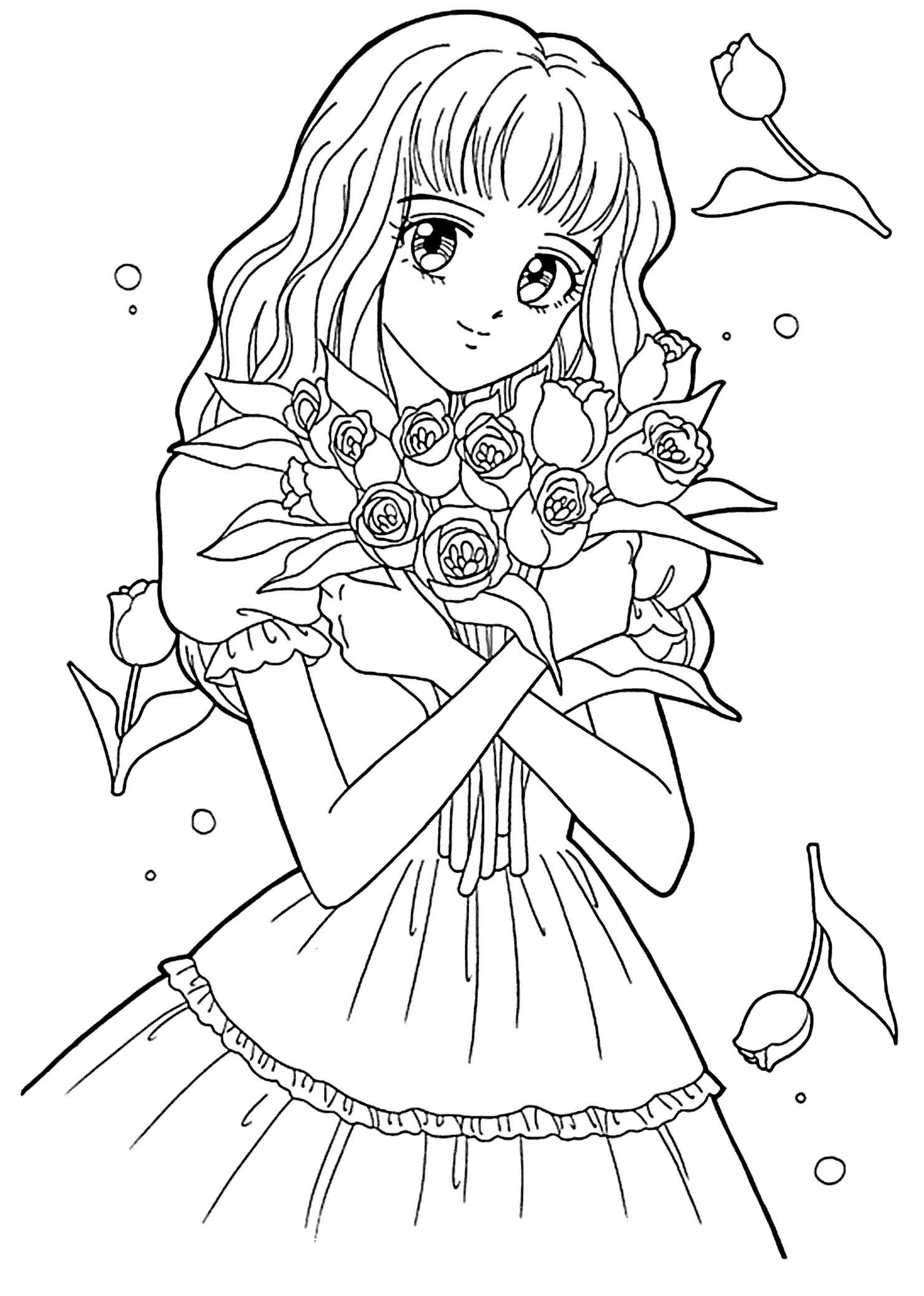 110+ Anime Coloring Pages Selection 110