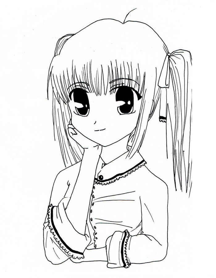 110+ Anime Coloring Pages Selection 112