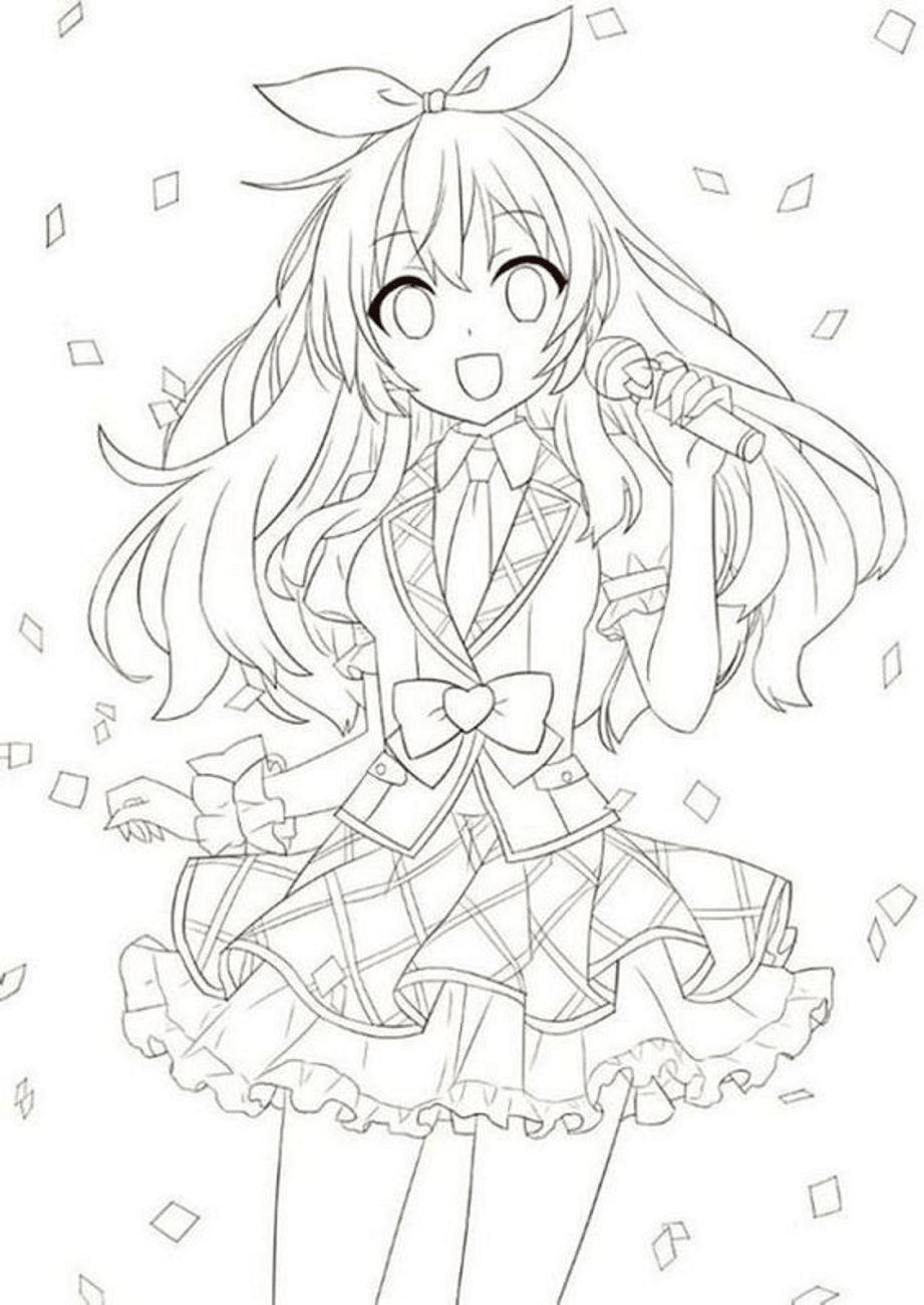 110+ Anime Coloring Pages Selection 16