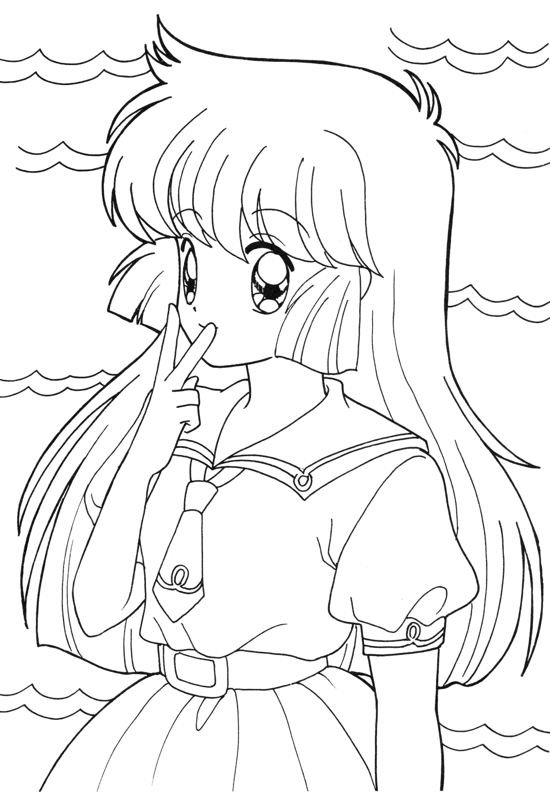 110+ Anime Coloring Pages Selection 19