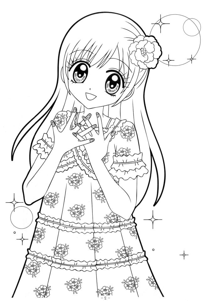 110+ Anime Coloring Pages Selection 24