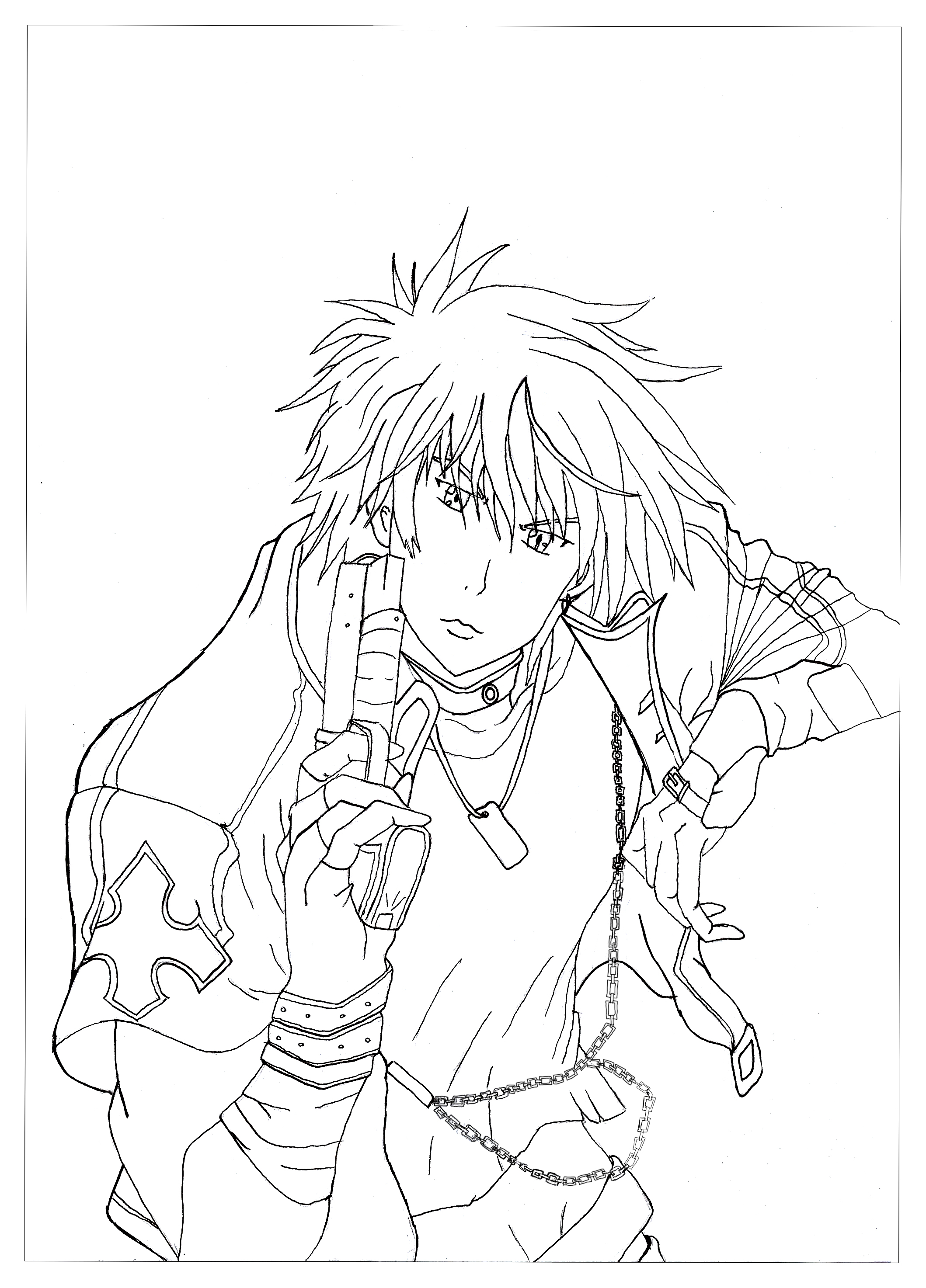 110+ Anime Coloring Pages Selection 30