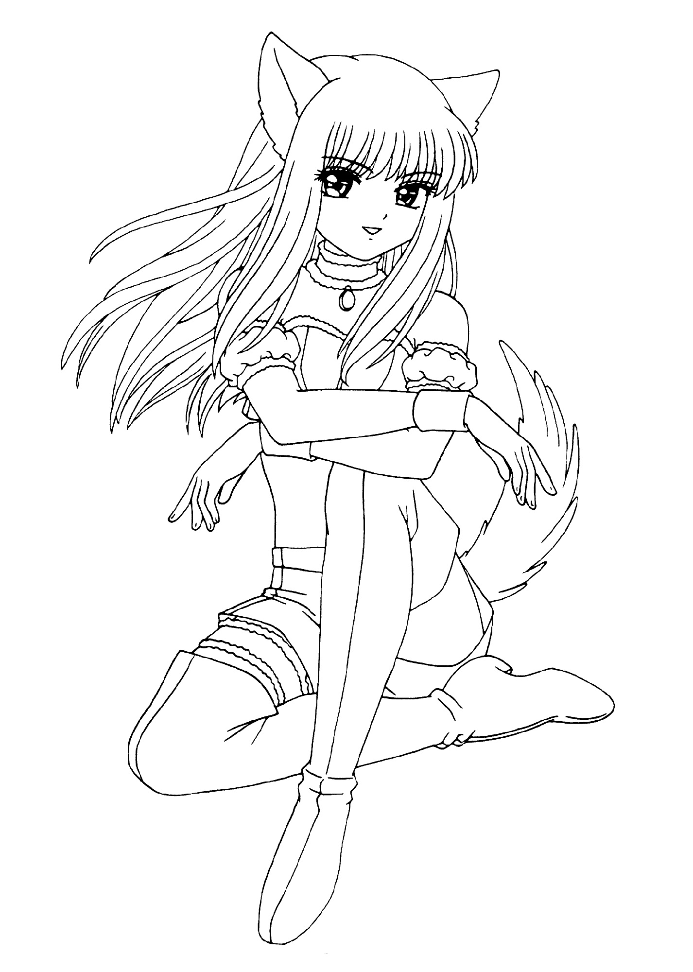 110+ Anime Coloring Pages Selection 38