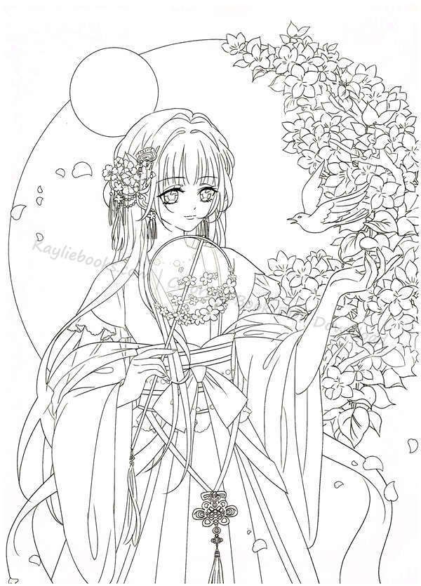 110+ Anime Coloring Pages Selection 45