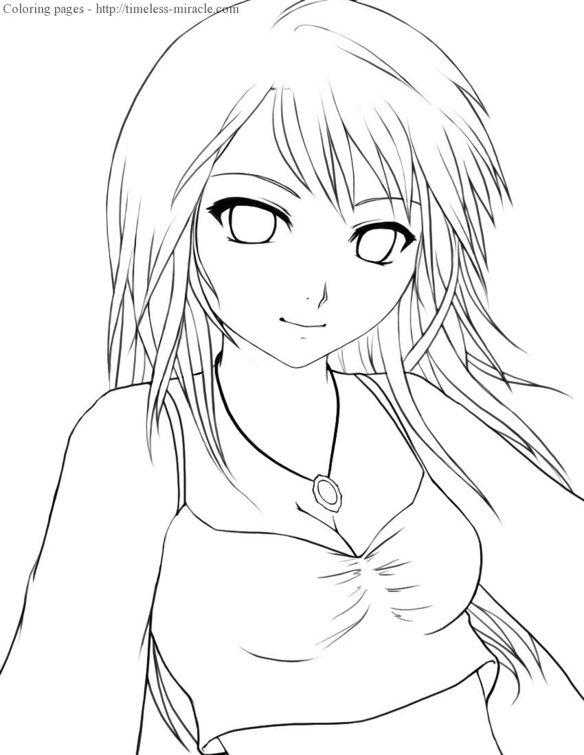 110+ Anime Coloring Pages Selection 53