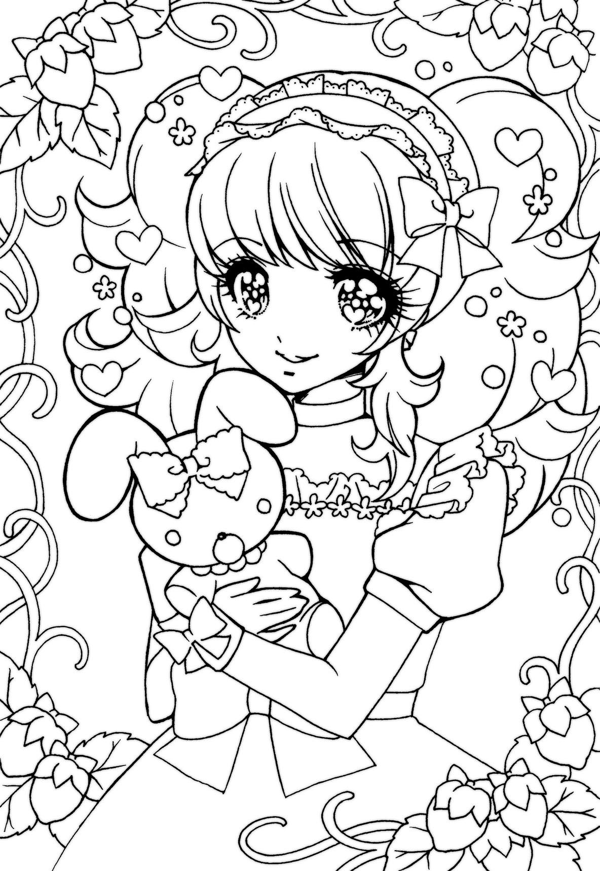 110+ Anime Coloring Pages Selection 66