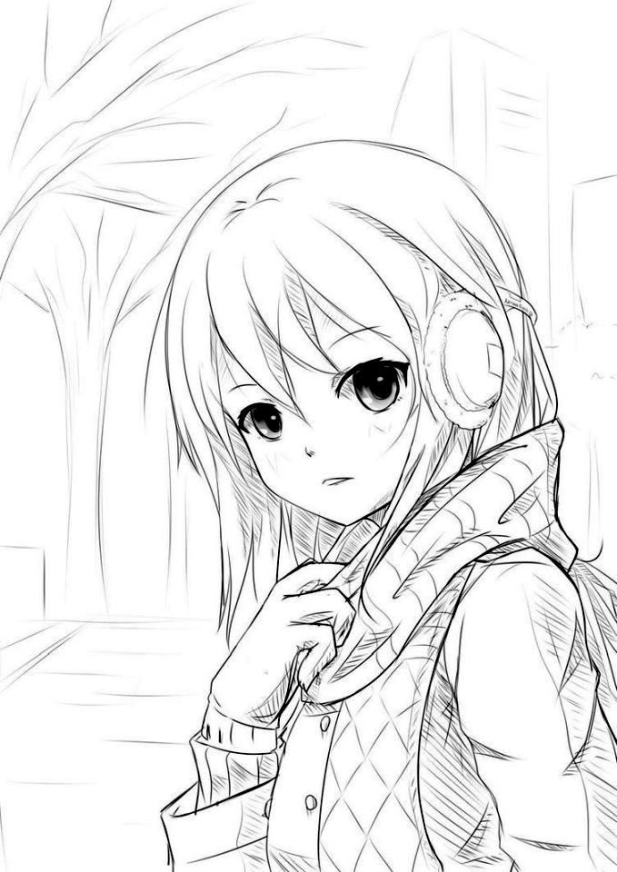 110+ Anime Coloring Pages Selection 67