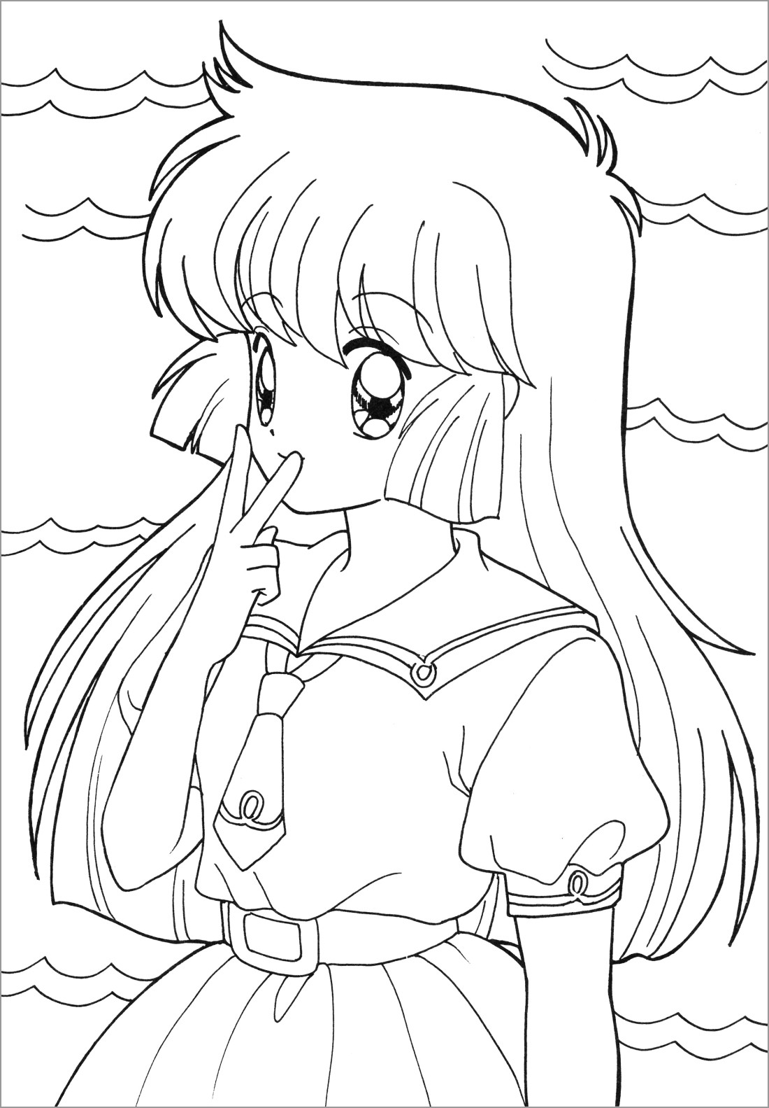 110+ Anime Coloring Pages Selection 68