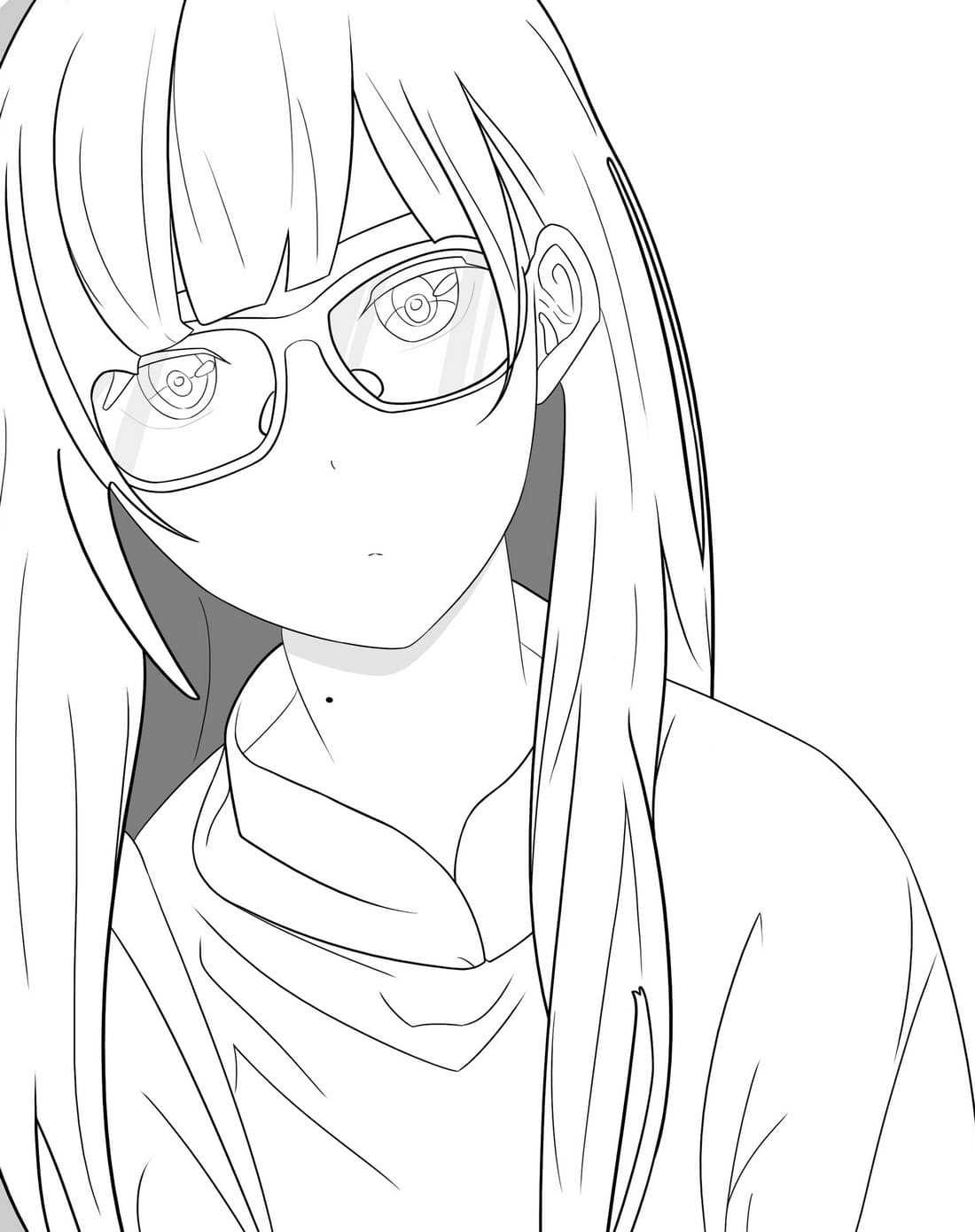 110+ Anime Coloring Pages Selection 74