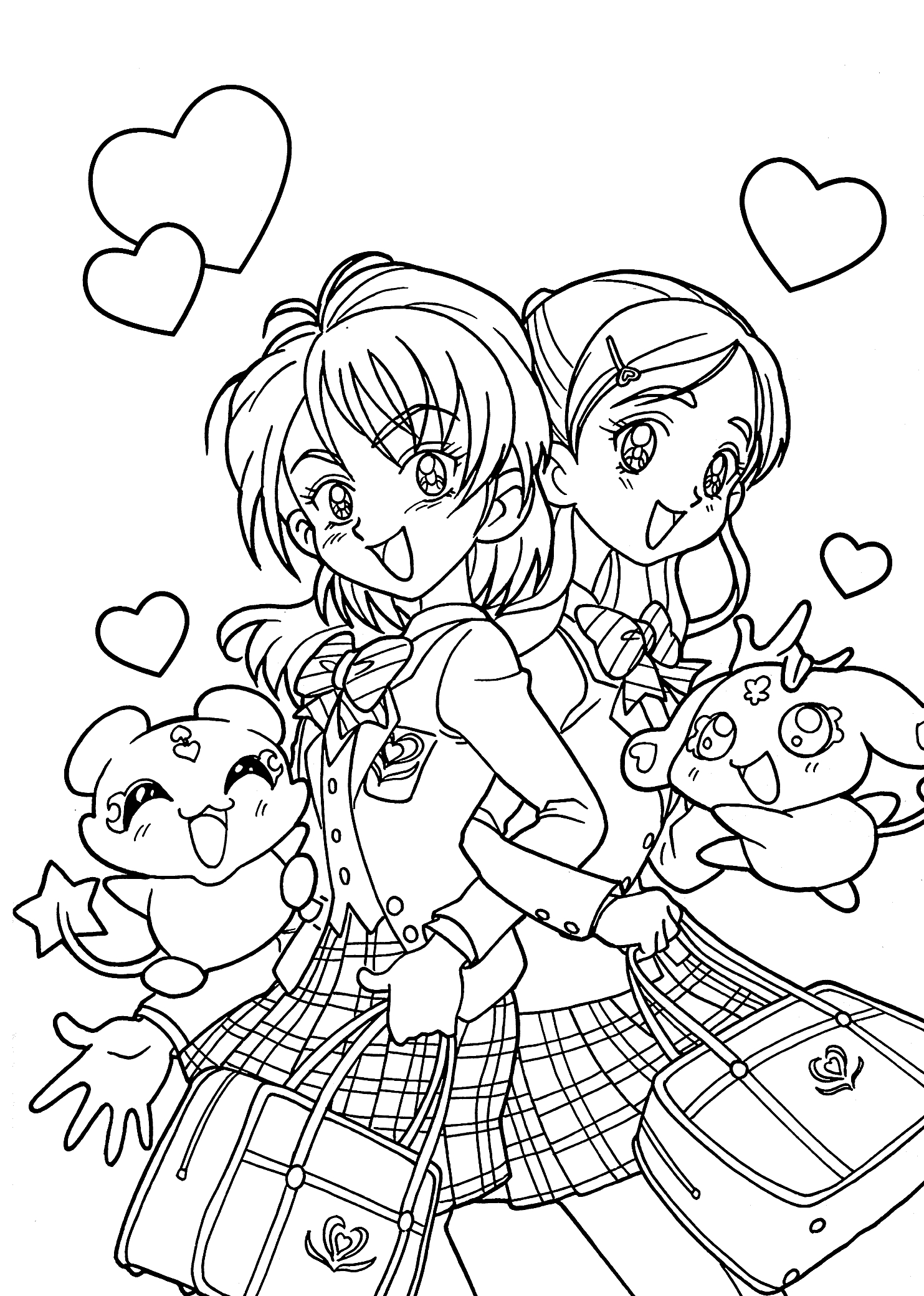 110+ Anime Coloring Pages Selection 82