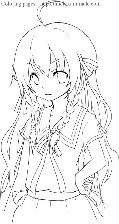 110+ Anime Coloring Pages Selection 87