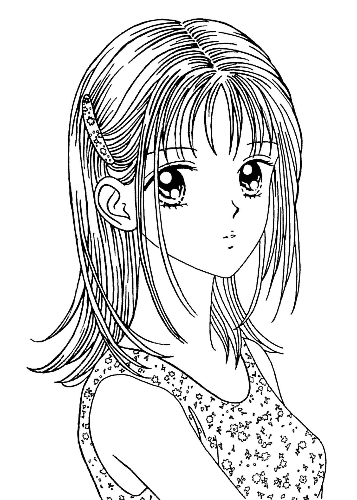 110+ Anime Coloring Pages Selection 91