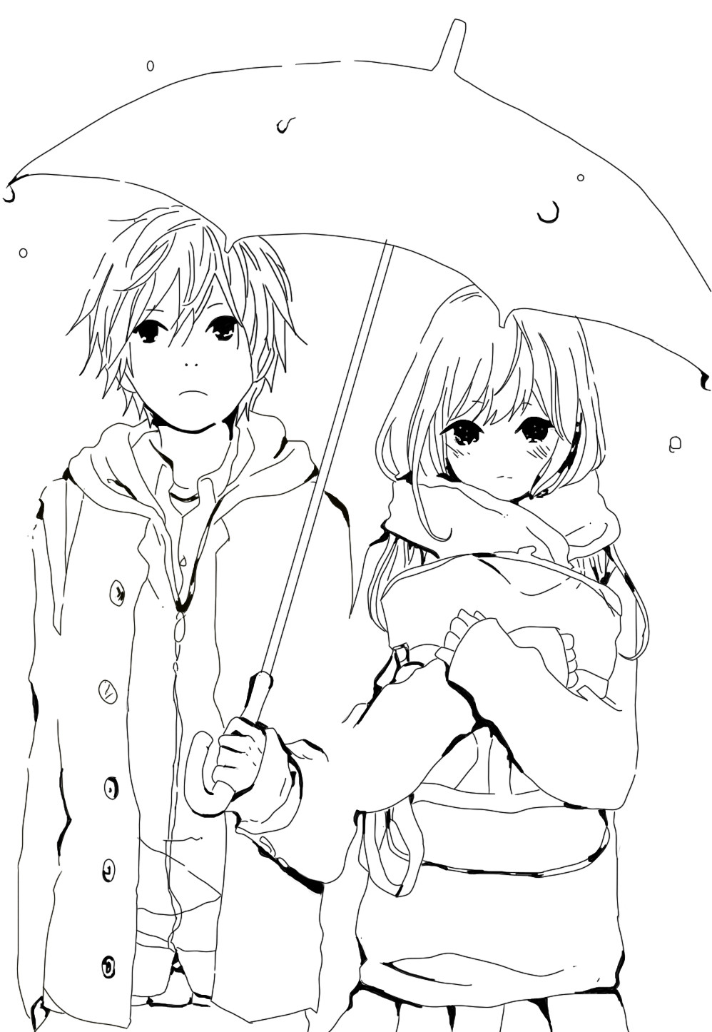 110+ Anime Coloring Pages Selection 99