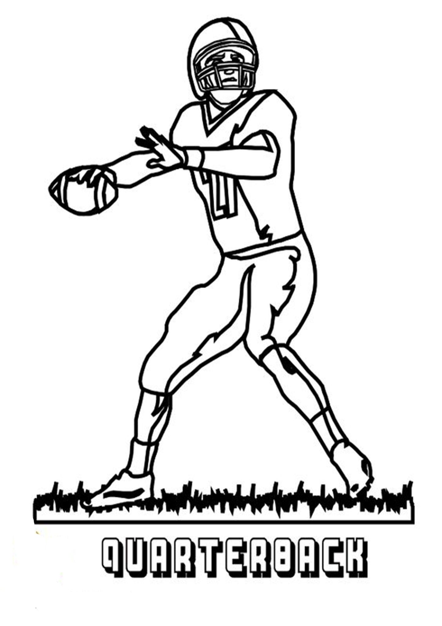 130+ Football Coloring Pages: Get Ready for Some Coloring Fun 10