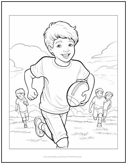 130+ Football Coloring Pages: Get Ready for Some Coloring Fun 106