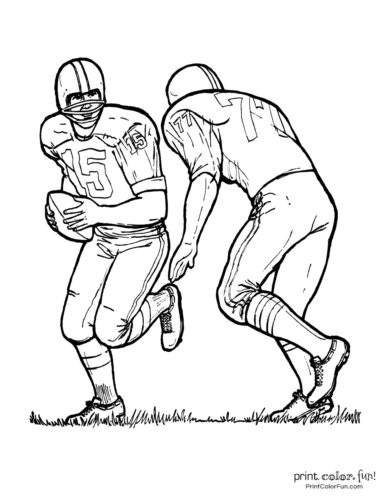 130+ Football Coloring Pages: Get Ready for Some Coloring Fun 109