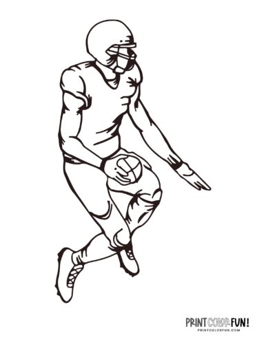 130+ Football Coloring Pages: Get Ready for Some Coloring Fun 110