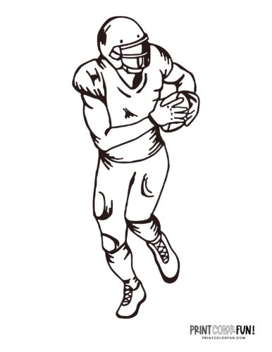 130+ Football Coloring Pages: Get Ready for Some Coloring Fun 111