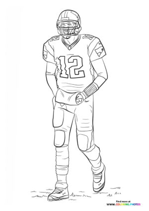 130+ Football Coloring Pages: Get Ready for Some Coloring Fun 120