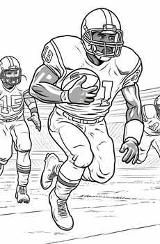 130+ Football Coloring Pages: Get Ready for Some Coloring Fun 128