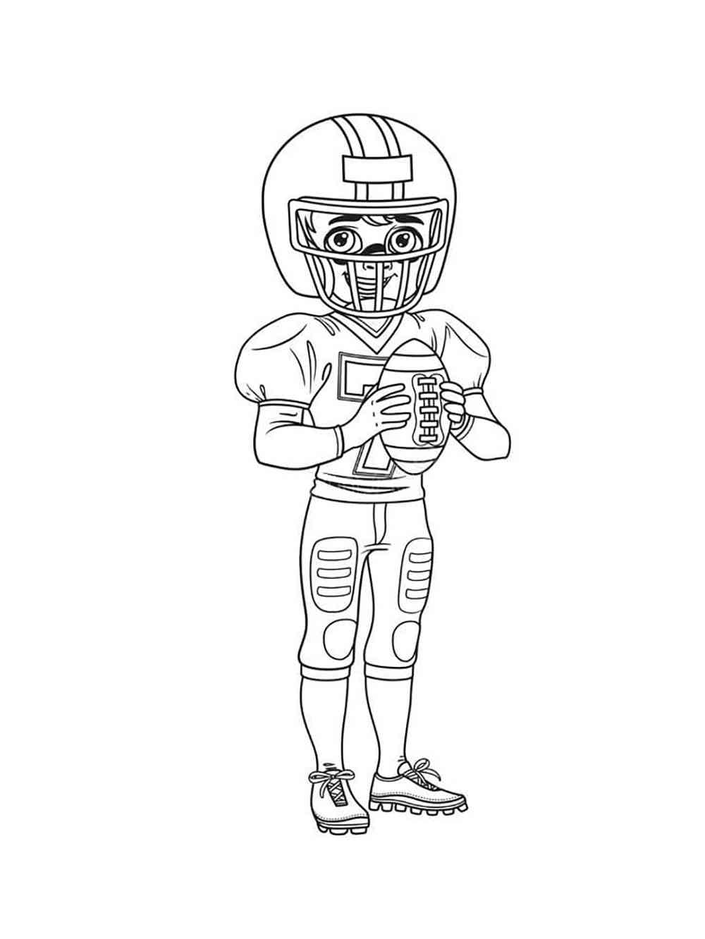 130+ Football Coloring Pages: Get Ready for Some Coloring Fun 16