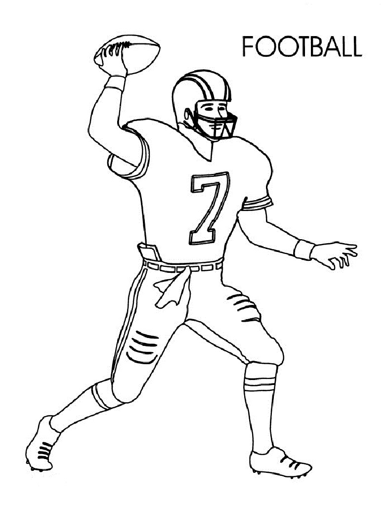 130+ Football Coloring Pages: Get Ready for Some Coloring Fun 21