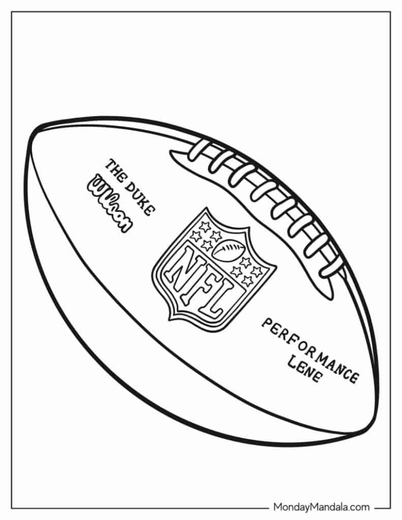 130+ Football Coloring Pages: Get Ready for Some Coloring Fun 22