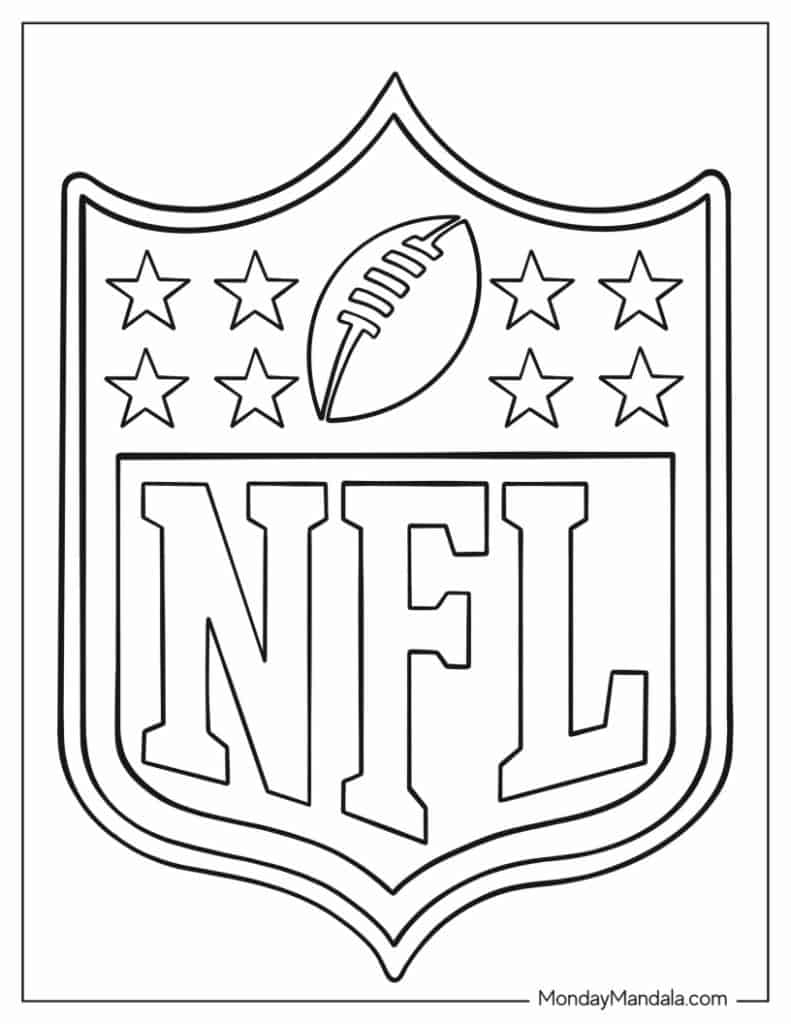 130+ Football Coloring Pages: Get Ready for Some Coloring Fun 23