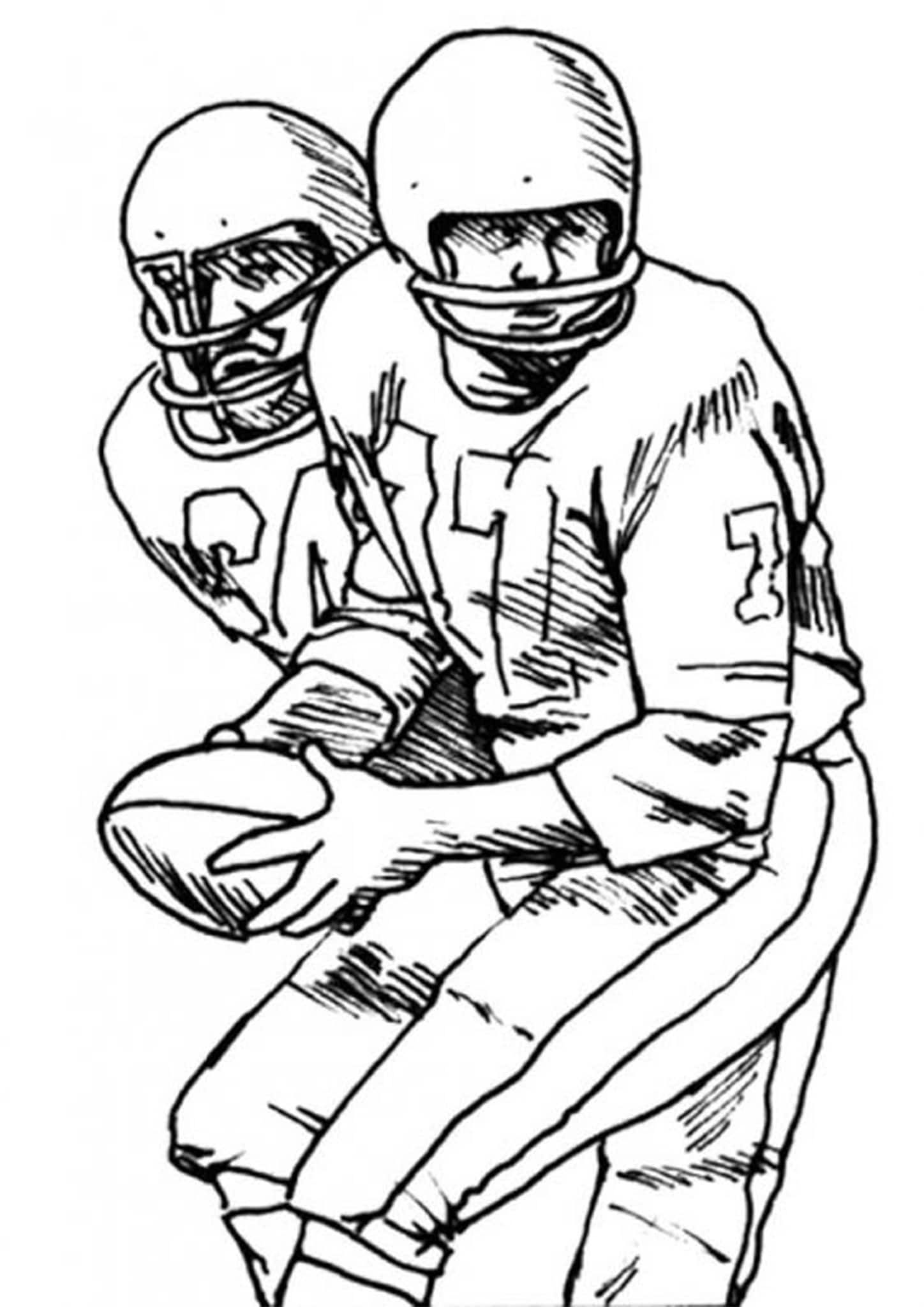 130+ Football Coloring Pages: Get Ready for Some Coloring Fun 31