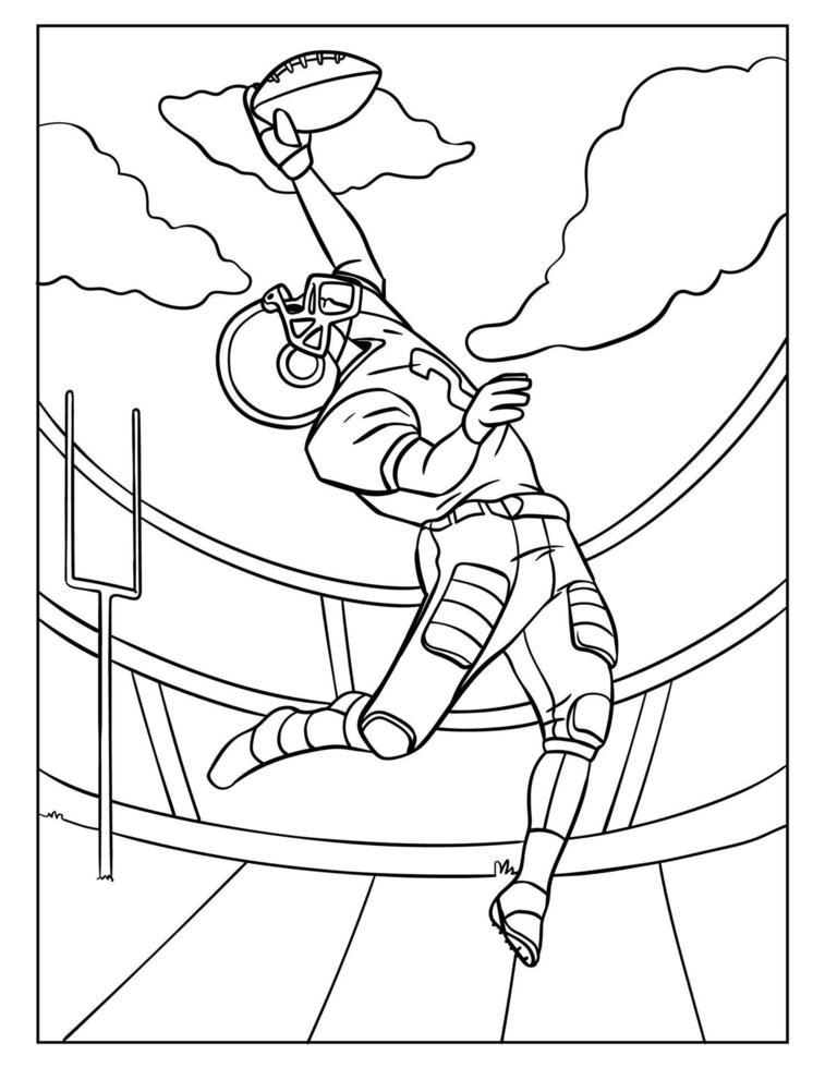 130+ Football Coloring Pages: Get Ready for Some Coloring Fun 36