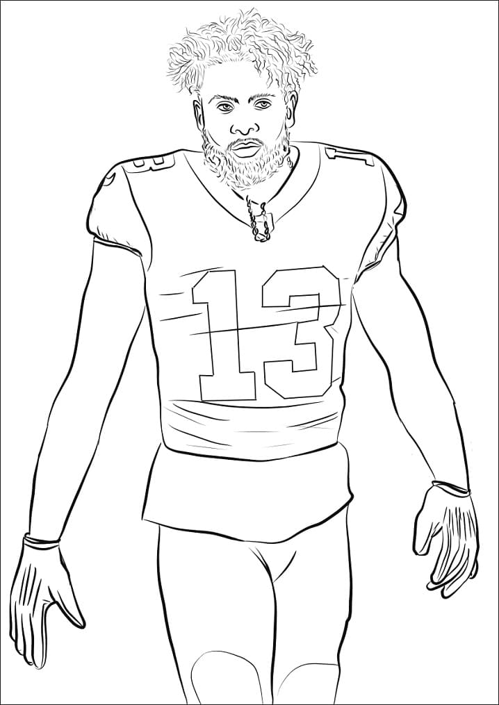 130+ Football Coloring Pages: Get Ready for Some Coloring Fun 39