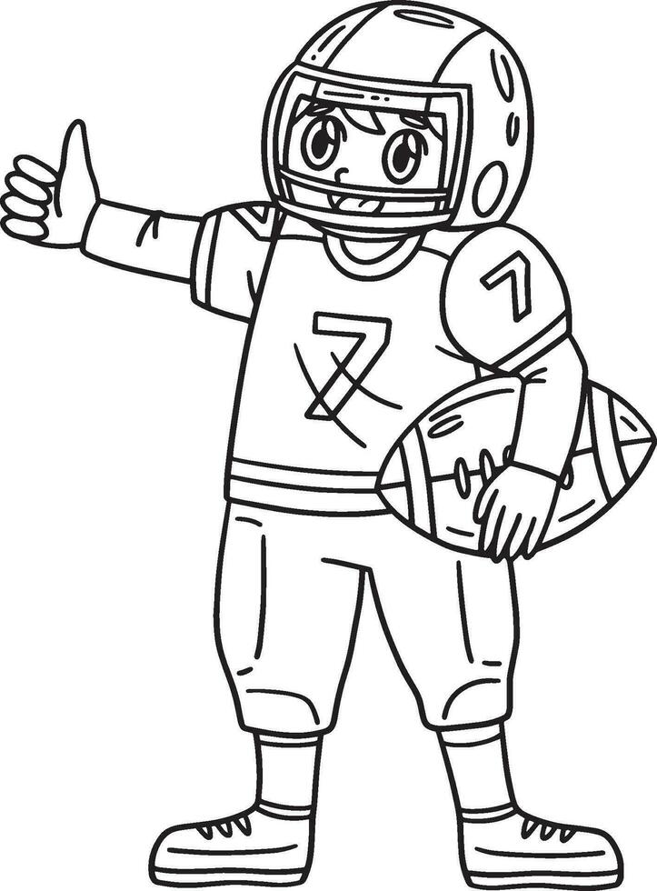 130+ Football Coloring Pages: Get Ready for Some Coloring Fun 40