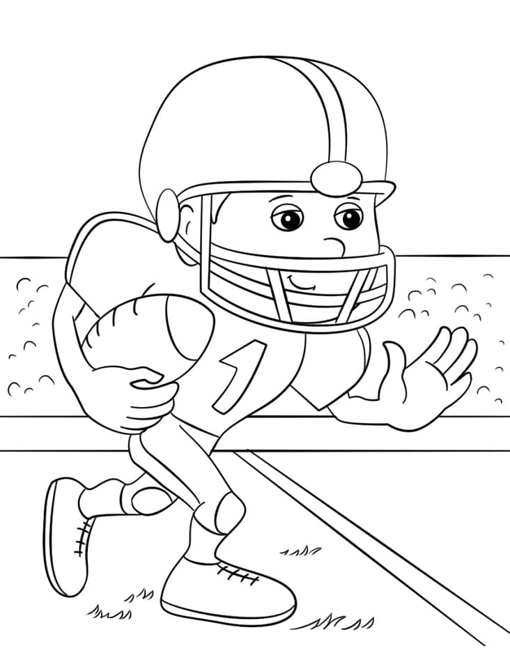 130+ Football Coloring Pages: Get Ready for Some Coloring Fun 44