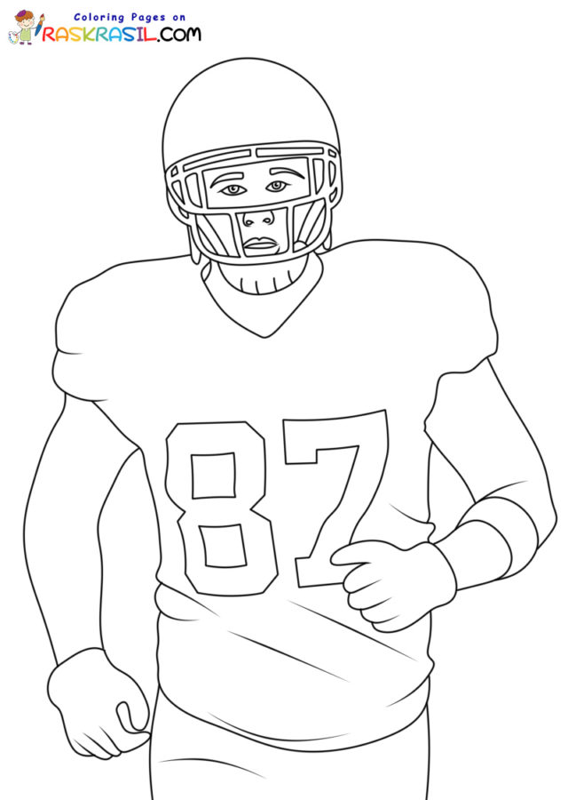 130+ Football Coloring Pages: Get Ready for Some Coloring Fun 51