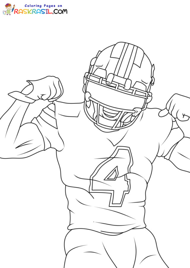 130+ Football Coloring Pages: Get Ready for Some Coloring Fun 52