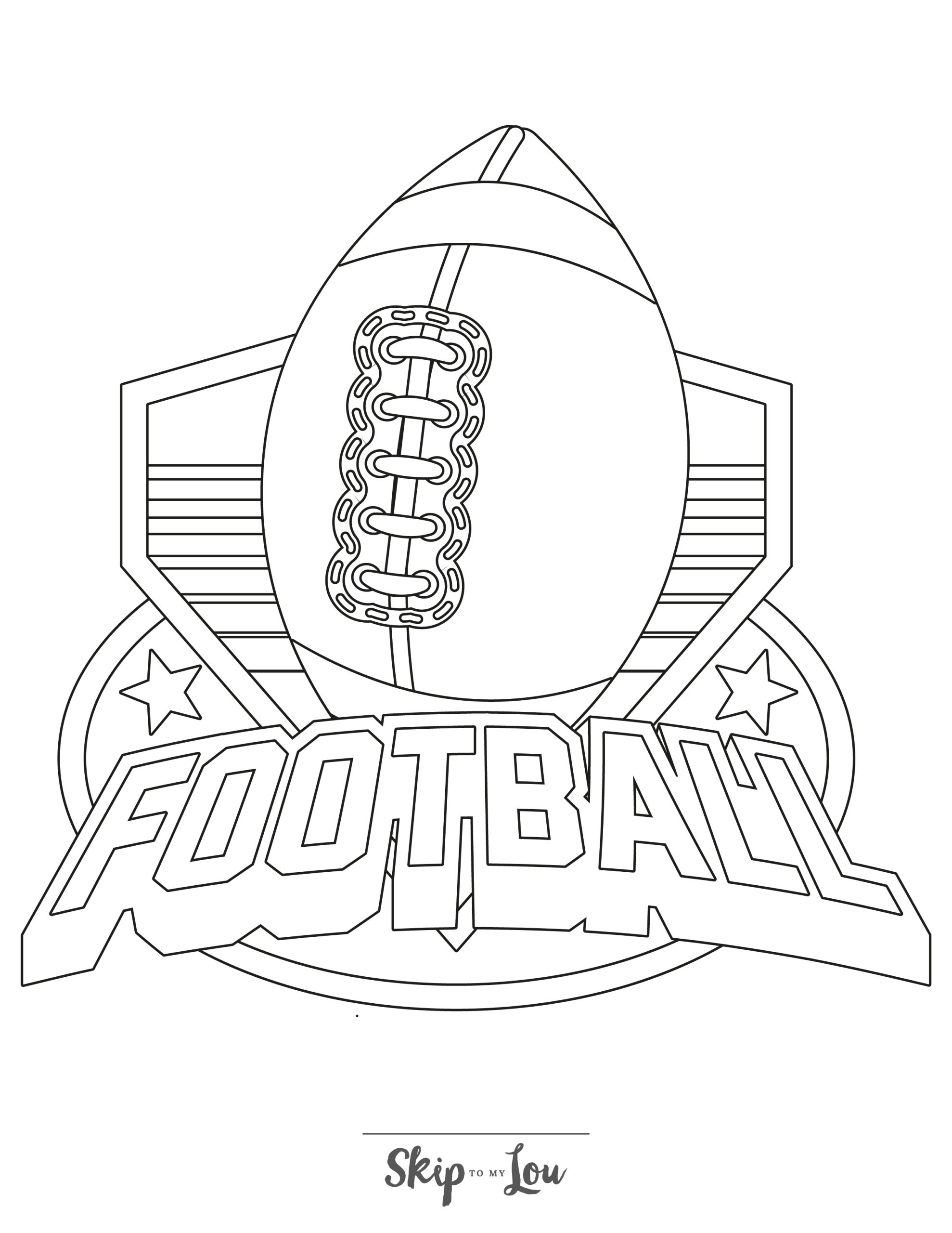 130+ Football Coloring Pages: Get Ready for Some Coloring Fun 7