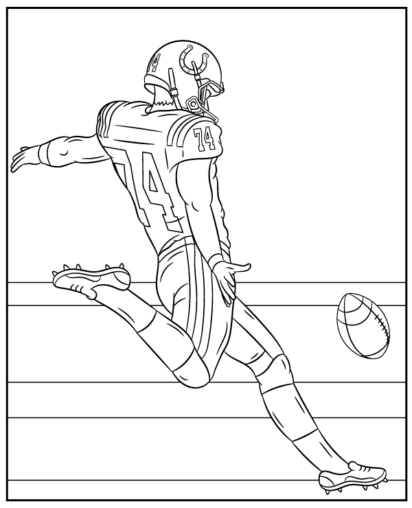 130+ Football Coloring Pages: Get Ready for Some Coloring Fun 79