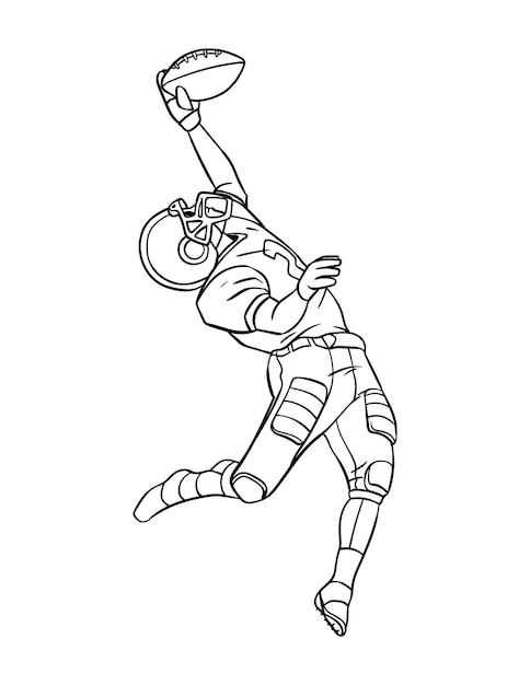 130+ Football Coloring Pages: Get Ready for Some Coloring Fun 92