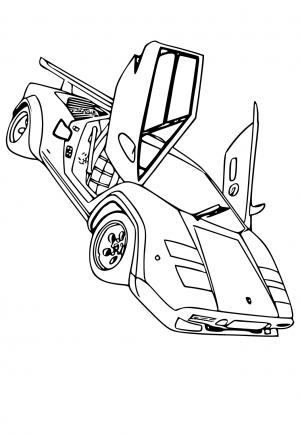 130+ Lamborghini Coloring Pages 105