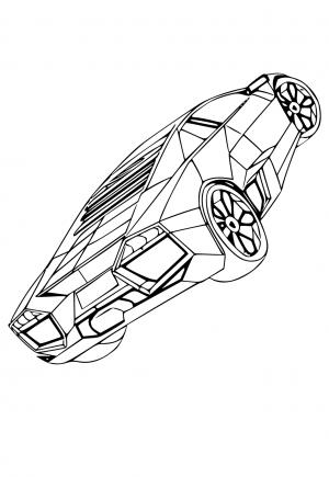 130+ Lamborghini Coloring Pages 106