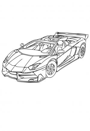 130+ Lamborghini Coloring Pages 107