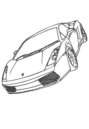 130+ Lamborghini Coloring Pages 109