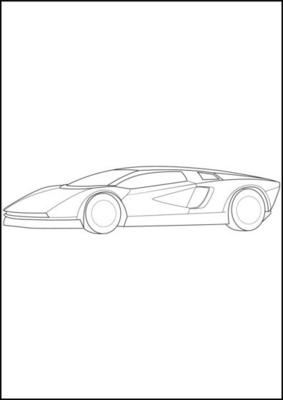 130+ Lamborghini Coloring Pages 111