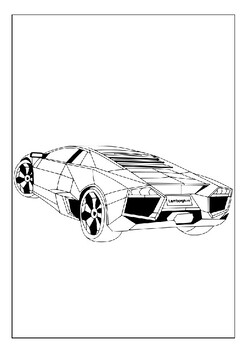 130+ Lamborghini Coloring Pages 114