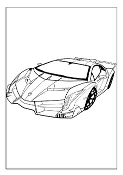 130+ Lamborghini Coloring Pages 115